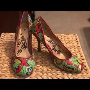 Naughty Monkey multicolored heels